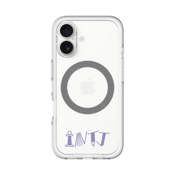 スリムプロテクションプレミアムケース with MagSafe［ オリジナル - INTJ 建築家 - アルファベット ］