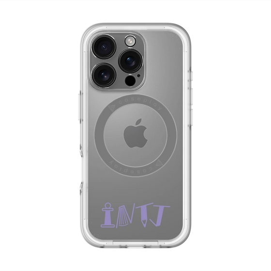 スリムプロテクションプレミアムケース with MagSafe［ オリジナル - INTJ 建築家 - アルファベット ］