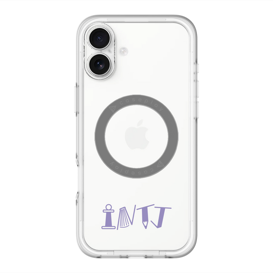 スリムプロテクションプレミアムケース with MagSafe［ オリジナル - INTJ 建築家 - アルファベット ］