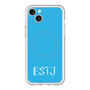 スリムプロテクションプレミアムケース with MagSafe［ オリジナル - ESTJ 幹部 - アルファベット - ブルー ］