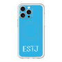 スリムプロテクションプレミアムケース with MagSafe［ オリジナル - ESTJ 幹部 - アルファベット - ブルー ］