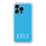 スリムプロテクションプレミアムケース with MagSafe［ オリジナル - ESTJ 幹部 - アルファベット - ブルー ］