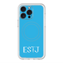 スリムプロテクションプレミアムケース with MagSafe［ オリジナル - ESTJ 幹部 - アルファベット - ブルー ］