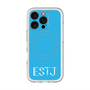スリムプロテクションプレミアムケース with MagSafe［ オリジナル - ESTJ 幹部 - アルファベット - ブルー ］