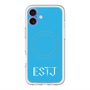 スリムプロテクションプレミアムケース with MagSafe［ オリジナル - ESTJ 幹部 - アルファベット - ブルー ］
