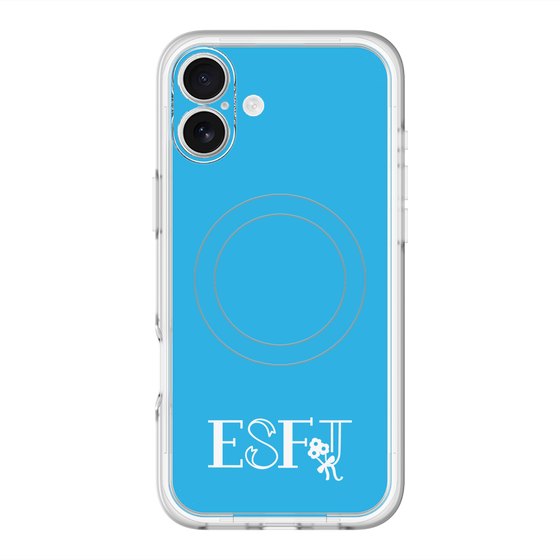 スリムプロテクションプレミアムケース with MagSafe［ オリジナル - ESFJ 領事 - アルファベット - ブルー ］