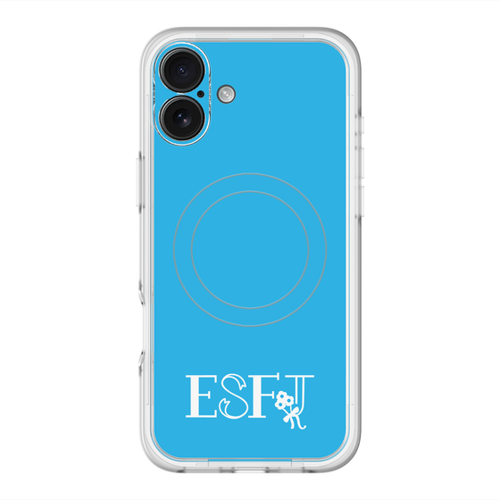 スリムプロテクションプレミアムケース with MagSafe［ オリジナル - ESFJ 領事 - アルファベット - ブルー ］
