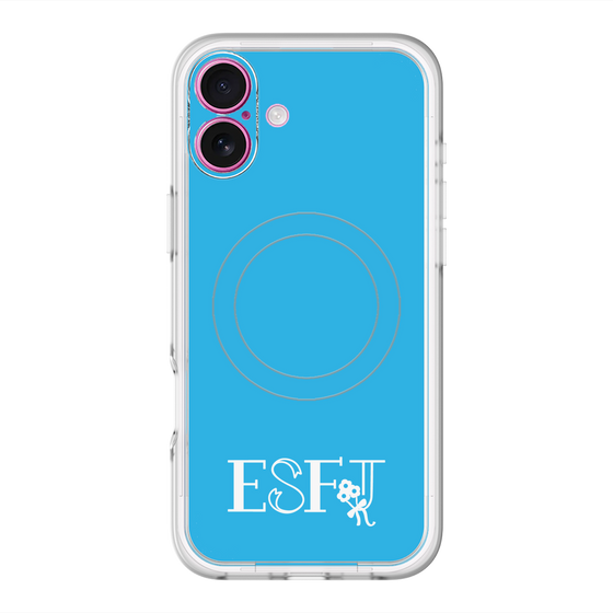 スリムプロテクションプレミアムケース with MagSafe［ オリジナル - ESFJ 領事 - アルファベット - ブルー ］