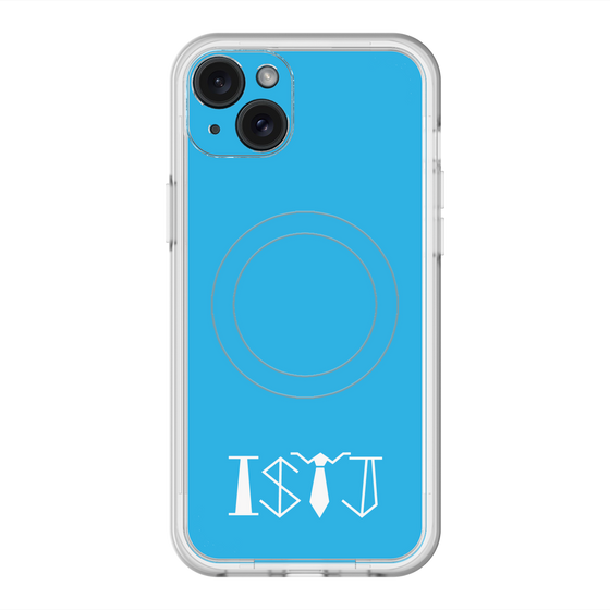 スリムプロテクションプレミアムケース with MagSafe［ オリジナル - ISTJ 管理者 - アルファベット - ブルー ］