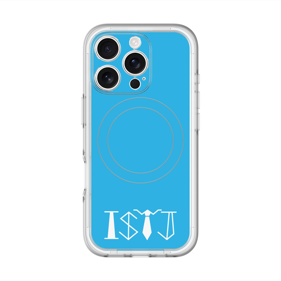 スリムプロテクションプレミアムケース with MagSafe［ オリジナル - ISTJ 管理者 - アルファベット - ブルー ］