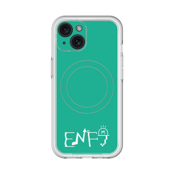 スリムプロテクションプレミアムケース with MagSafe［ オリジナル - ENFJ 主人公 - アルファベット - グリーン ］