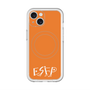 スリムプロテクションプレミアムケース with MagSafe［ オリジナル - ESFP エンターテイナー - アルファベット - オレンジ ］
