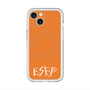 スリムプロテクションプレミアムケース with MagSafe［ オリジナル - ESFP エンターテイナー - アルファベット - オレンジ ］