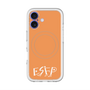 スリムプロテクションプレミアムケース with MagSafe［ オリジナル - ESFP エンターテイナー - アルファベット - オレンジ ］