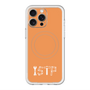 スリムプロテクションプレミアムケース with MagSafe［ オリジナル - ISTP 巨匠 - アルファベット - オレンジ ］