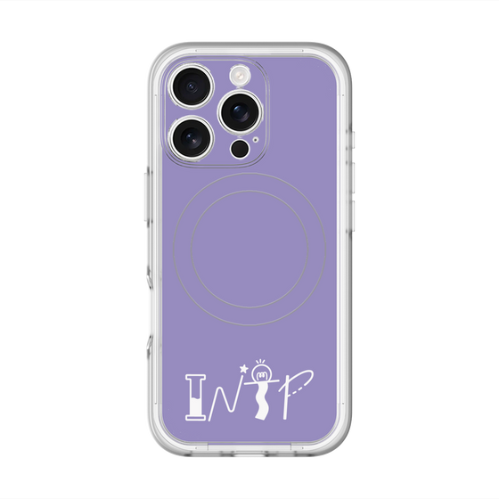 スリムプロテクションプレミアムケース with MagSafe［ オリジナル - INTP 論理学者 - アルファベット - パープル ］