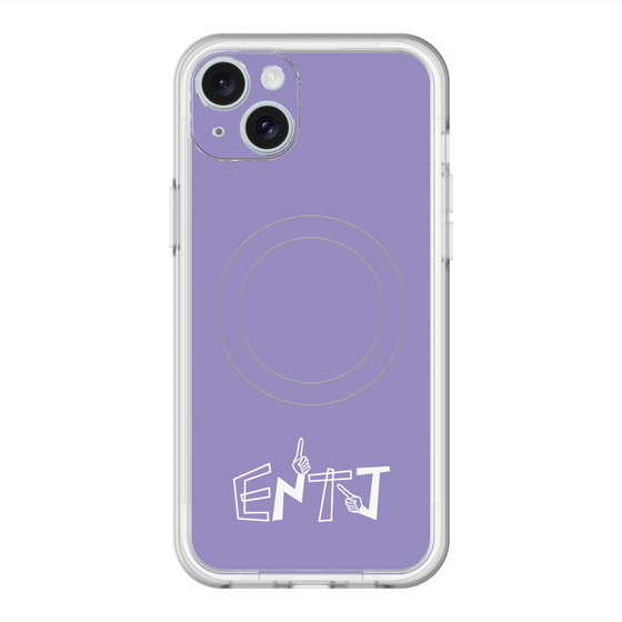 スリムプロテクションプレミアムケース with MagSafe［ オリジナル - ENTJ 指揮官 - アルファベット - パープル ］