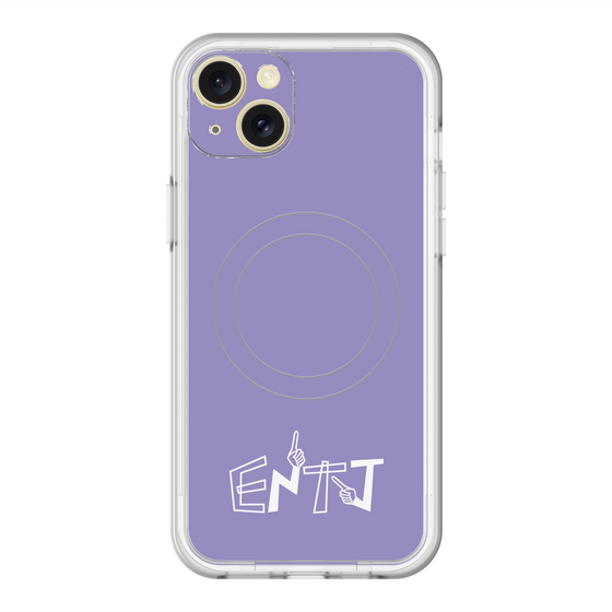 スリムプロテクションプレミアムケース with MagSafe［ オリジナル - ENTJ 指揮官 - アルファベット - パープル ］