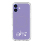 スリムプロテクションプレミアムケース with MagSafe［ オリジナル - ENTJ 指揮官 - アルファベット - パープル ］