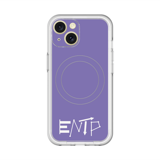 スリムプロテクションプレミアムケース with MagSafe［ オリジナル - ENTP 討論者 - アルファベット - パープル ］