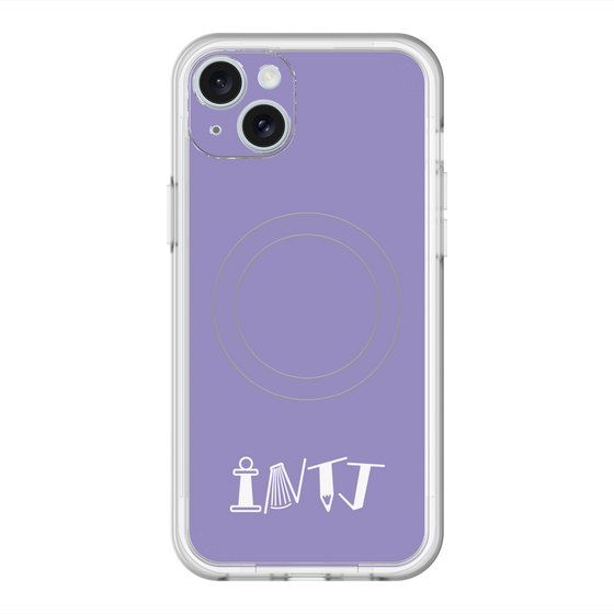 スリムプロテクションプレミアムケース with MagSafe［ オリジナル - INTJ 建築家 - アルファベット - パープル ］