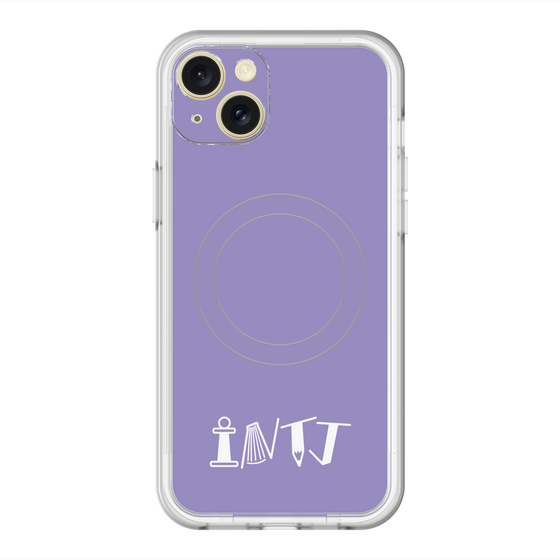 スリムプロテクションプレミアムケース with MagSafe［ オリジナル - INTJ 建築家 - アルファベット - パープル ］