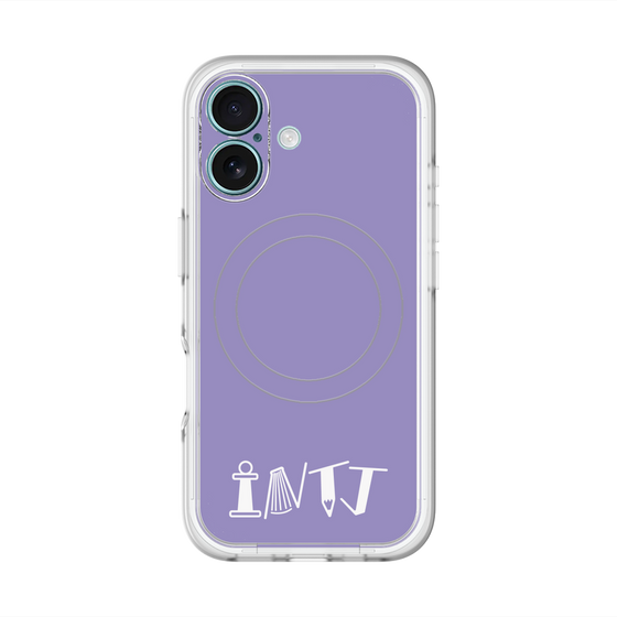スリムプロテクションプレミアムケース with MagSafe［ オリジナル - INTJ 建築家 - アルファベット - パープル ］