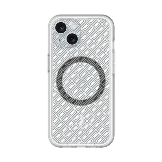 スリムプロテクションプレミアムケース with MagSafe［ LANVIN COLLECTION - ロゴパターン ］