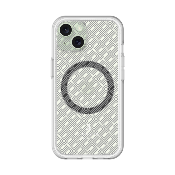 スリムプロテクションプレミアムケース with MagSafe［ LANVIN COLLECTION - ロゴパターン ］