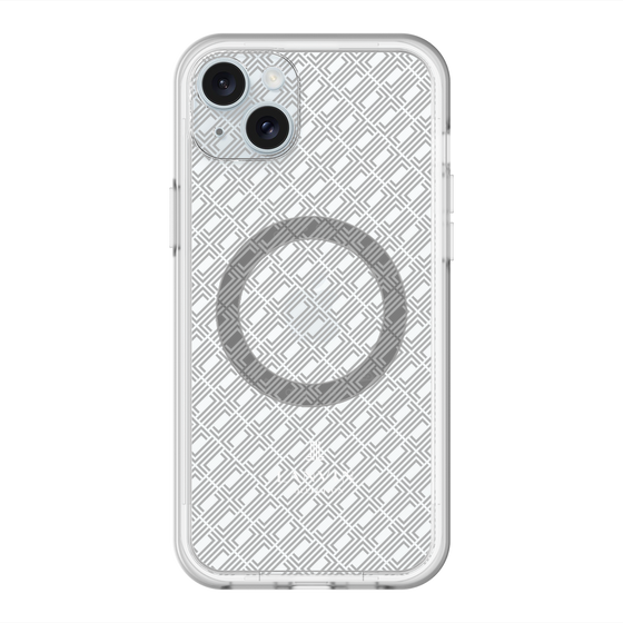 スリムプロテクションプレミアムケース with MagSafe［ LANVIN COLLECTION - ロゴパターン ］