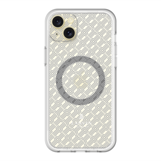スリムプロテクションプレミアムケース with MagSafe［ LANVIN COLLECTION - ロゴパターン ］
