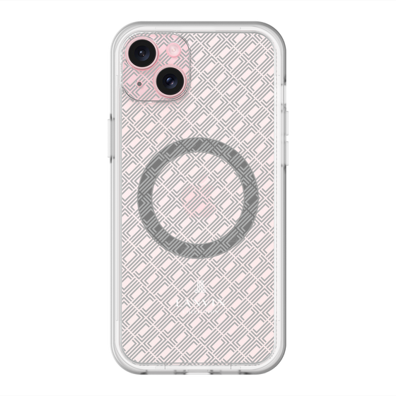 スリムプロテクションプレミアムケース with MagSafe［ LANVIN COLLECTION - ロゴパターン ］