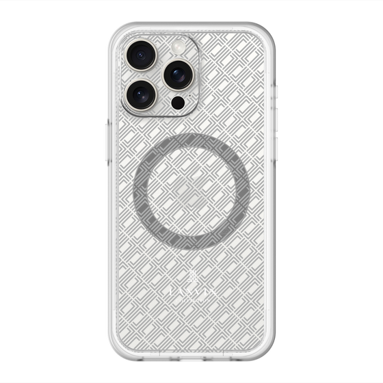 スリムプロテクションプレミアムケース with MagSafe［ LANVIN COLLECTION - ロゴパターン ］