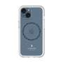 スリムプロテクションプレミアムケース with MagSafe［ LANVIN COLLECTION - ロゴパターン - ブルー ］