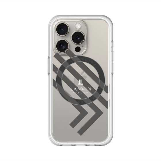 スリムプロテクションプレミアムケース with MagSafe［ LANVIN COLLECTION - ロゴ ］