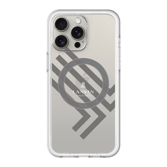 スリムプロテクションプレミアムケース with MagSafe［ LANVIN COLLECTION - ロゴ ］