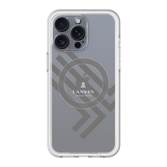 スリムプロテクションプレミアムケース with MagSafe［ LANVIN COLLECTION - ロゴ ］