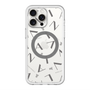 スリムプロテクションプレミアムケース with MagSafe［ LANVIN COLLECTION - タイポグラフィ - グレー ］