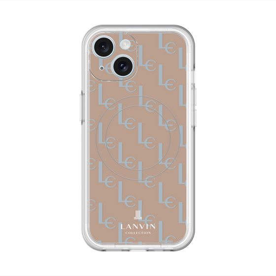 スリムプロテクションプレミアムケース with MagSafe［ LANVIN COLLECTION - ジオメトリック ］
