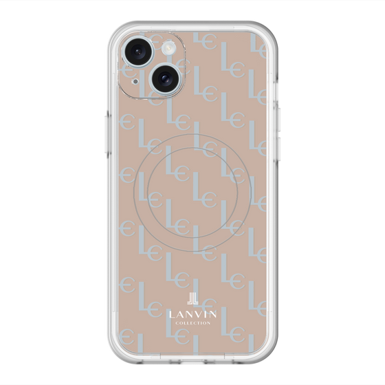 スリムプロテクションプレミアムケース with MagSafe［ LANVIN COLLECTION - ジオメトリック ］