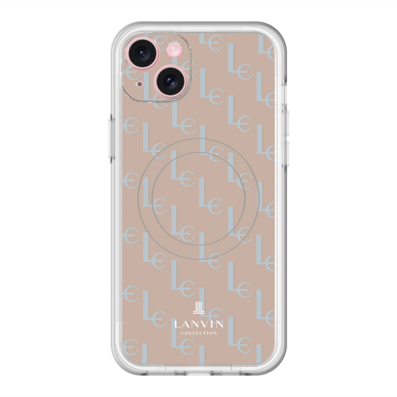 スリムプロテクションプレミアムケース with MagSafe［ LANVIN COLLECTION - ジオメトリック ］