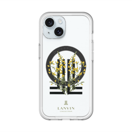 スリムプロテクションプレミアムケース with MagSafe［ LANVIN COLLECTION - フラワー ］