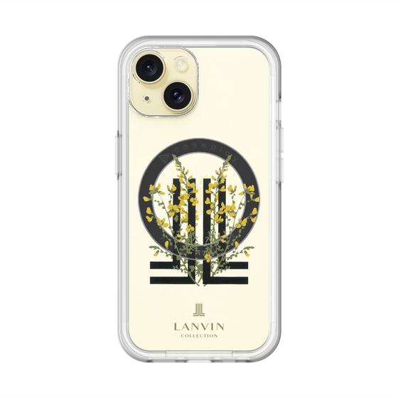 スリムプロテクションプレミアムケース with MagSafe［ LANVIN COLLECTION - フラワー ］