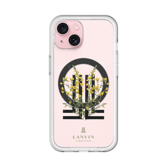 スリムプロテクションプレミアムケース with MagSafe［ LANVIN COLLECTION - フラワー ］