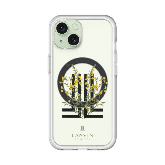 スリムプロテクションプレミアムケース with MagSafe［ LANVIN COLLECTION - フラワー ］