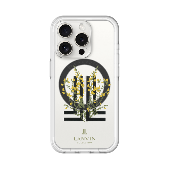 スリムプロテクションプレミアムケース with MagSafe［ LANVIN COLLECTION - フラワー ］