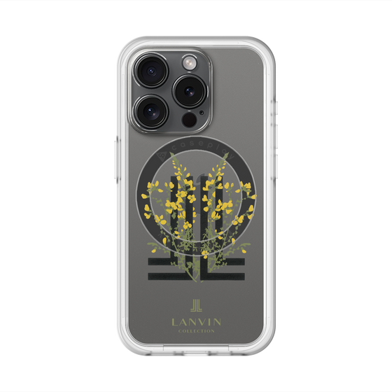スリムプロテクションプレミアムケース with MagSafe［ LANVIN COLLECTION - フラワー ］