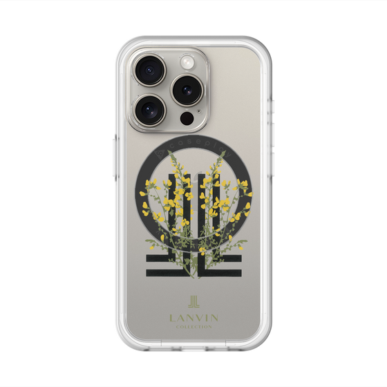 スリムプロテクションプレミアムケース with MagSafe［ LANVIN COLLECTION - フラワー ］