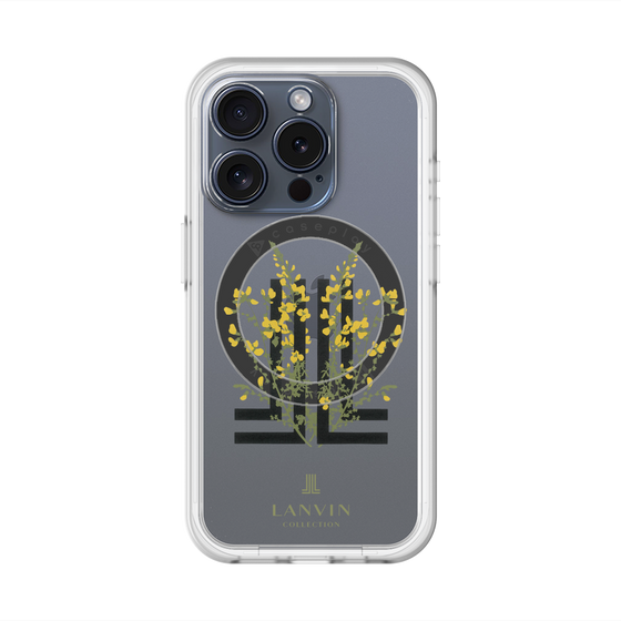 スリムプロテクションプレミアムケース with MagSafe［ LANVIN COLLECTION - フラワー ］
