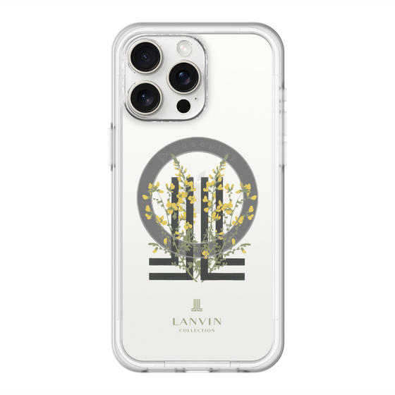 スリムプロテクションプレミアムケース with MagSafe［ LANVIN COLLECTION - フラワー ］
